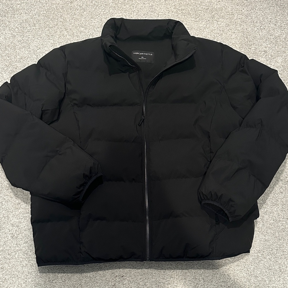 Men's Black Puffer Jacket